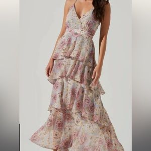 Astr the Label maxi dress. Multi color